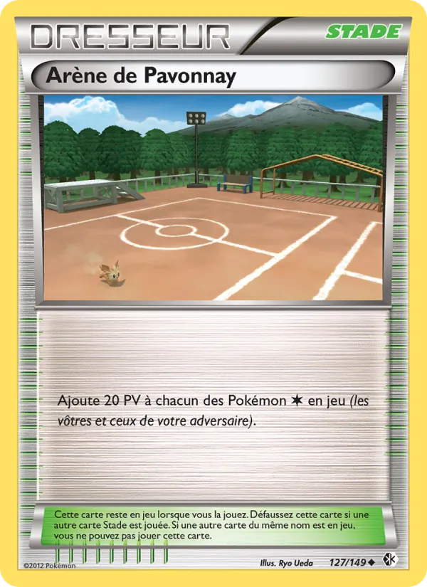 Carte Pokémon Arène de Pavonnay de l'extension Frontières Franchies