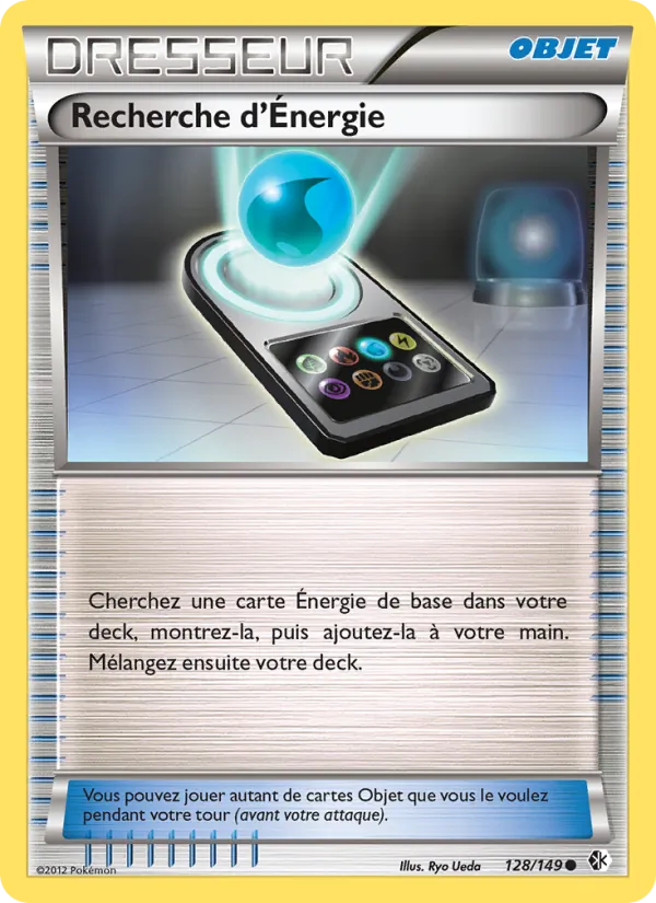 Carte Pokémon Recherche d’Énergie de l'extension Frontières Franchies