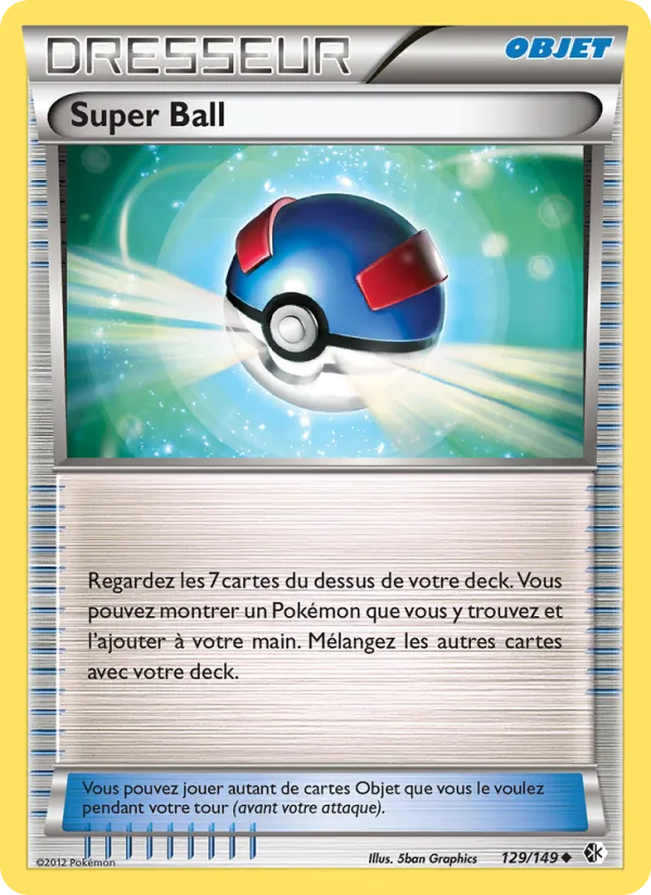 Carte Pokémon Super Ball de l'extension Frontières Franchies
