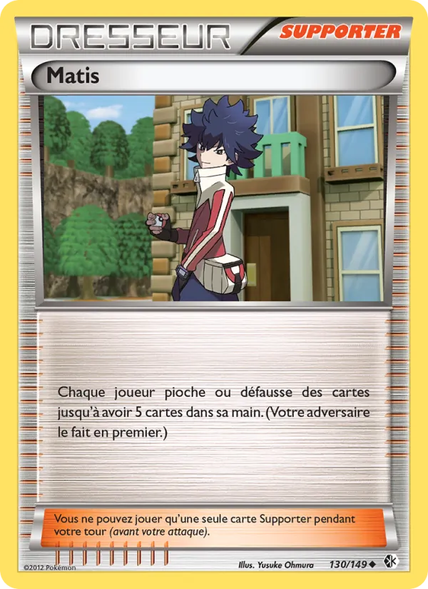 Carte Pokémon Matis de l'extension Frontières Franchies