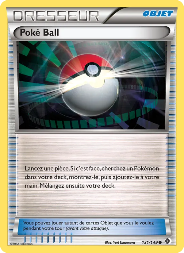 Carte Pokémon Poké Ball de l'extension Frontières Franchies