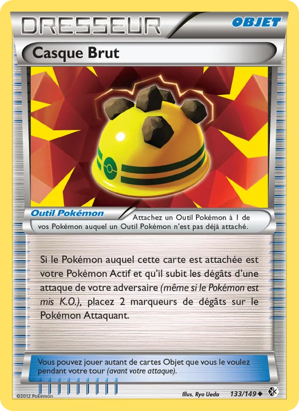 Carte Pokémon Casque Brut de l'extension Frontières Franchies