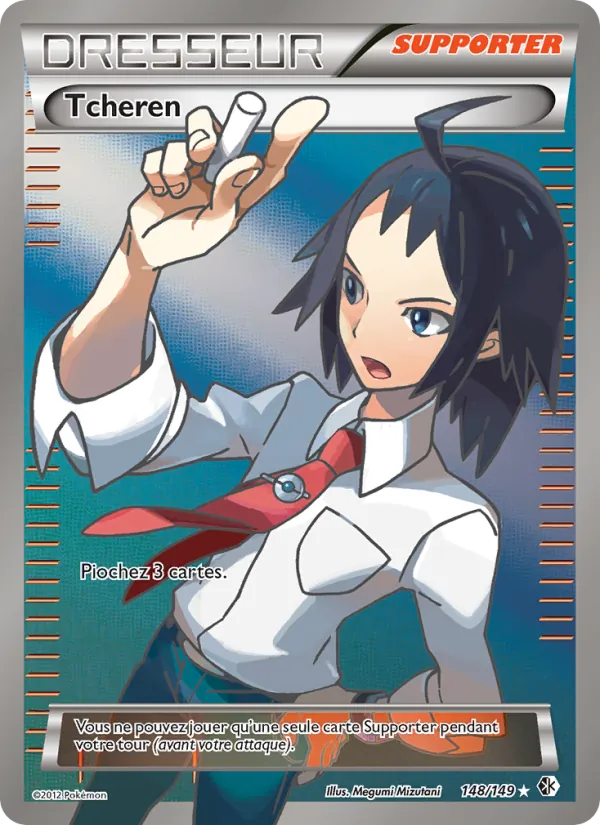 Carte Pokémon Tcheren de l'extension Frontières Franchies