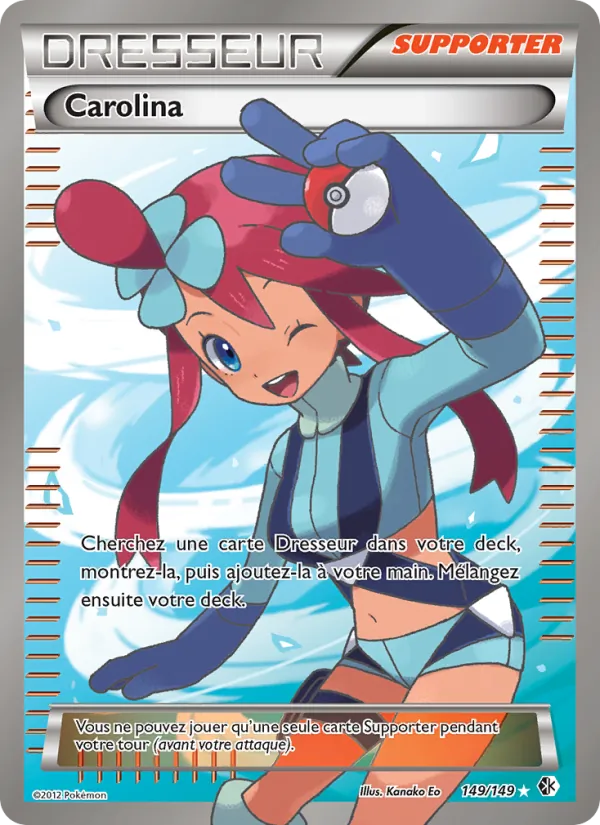 Carte Pokémon Carolina de l'extension Frontières Franchies