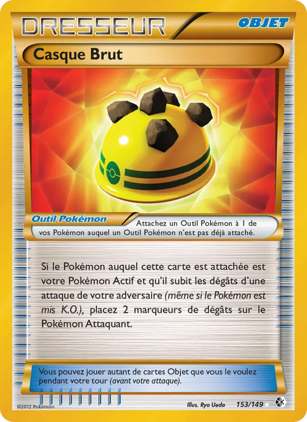 Carte Pokémon Casque Brut de l'extension Frontières Franchies
