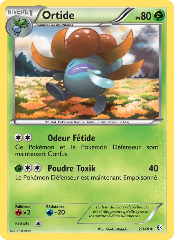 Carte Pokémon Ortide de l'extension Frontières Franchies