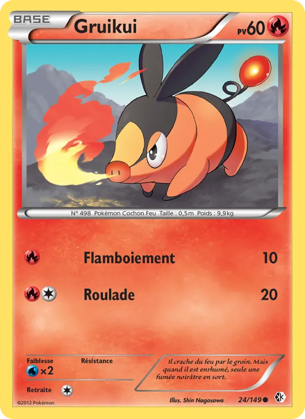 Carte Pokémon Gruikui de l'extension Frontières Franchies