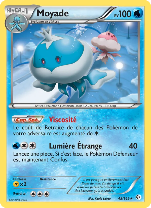 Carte Pokémon Moyade de l'extension Frontières Franchies