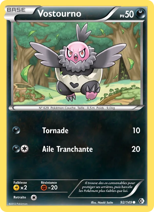 Carte Pokémon Vostourno de l'extension Frontières Franchies