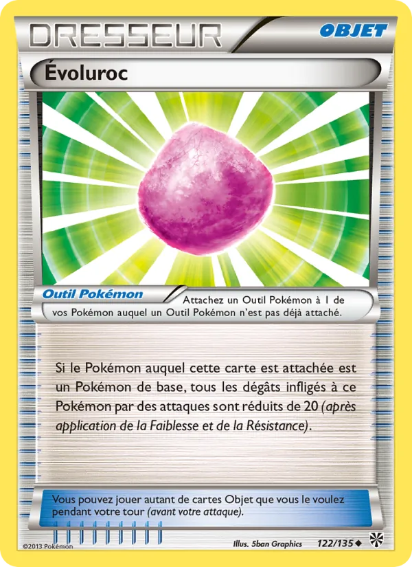 Carte Pokémon Évoluroc de l'extension Tempète Plasma
