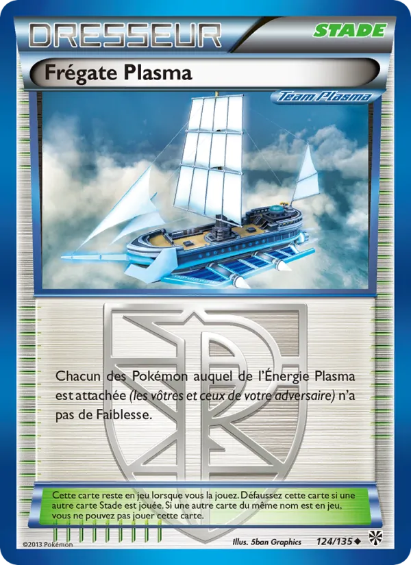Carte Pokémon Frégate Plasma de l'extension Tempète Plasma