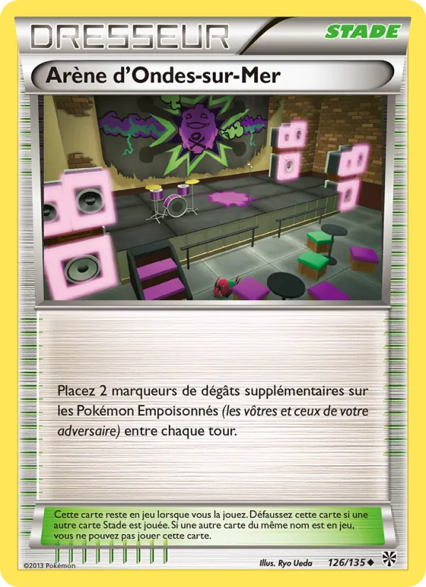Carte Pokémon Arène d’Ondes-sur-Mer de l'extension Tempète Plasma