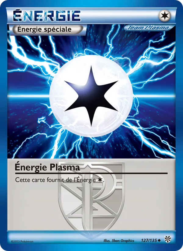Carte Pokémon Énergie Plasma de l'extension Tempète Plasma