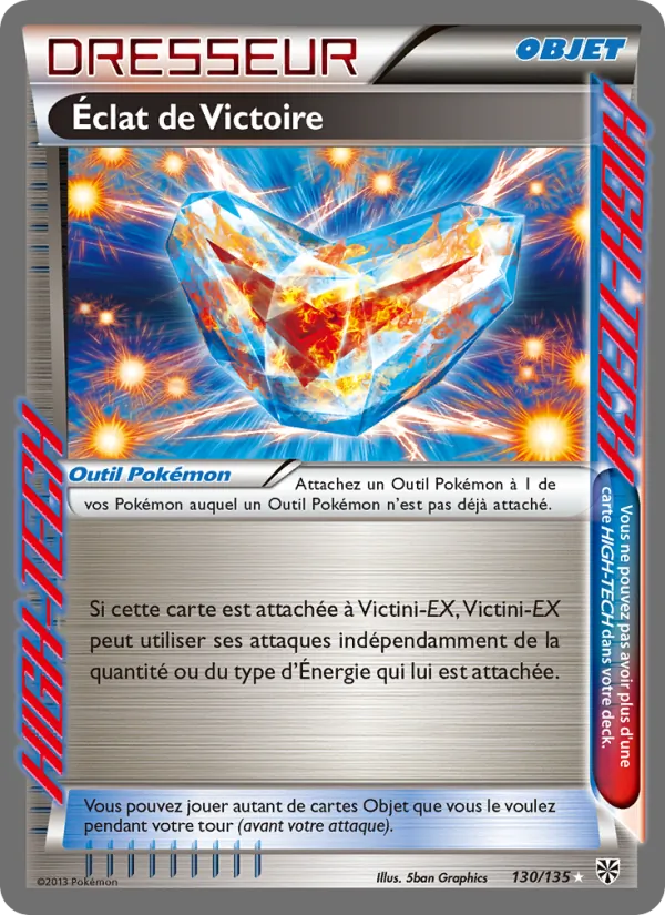 Carte Pokémon Éclat de Victoire de l'extension Tempète Plasma