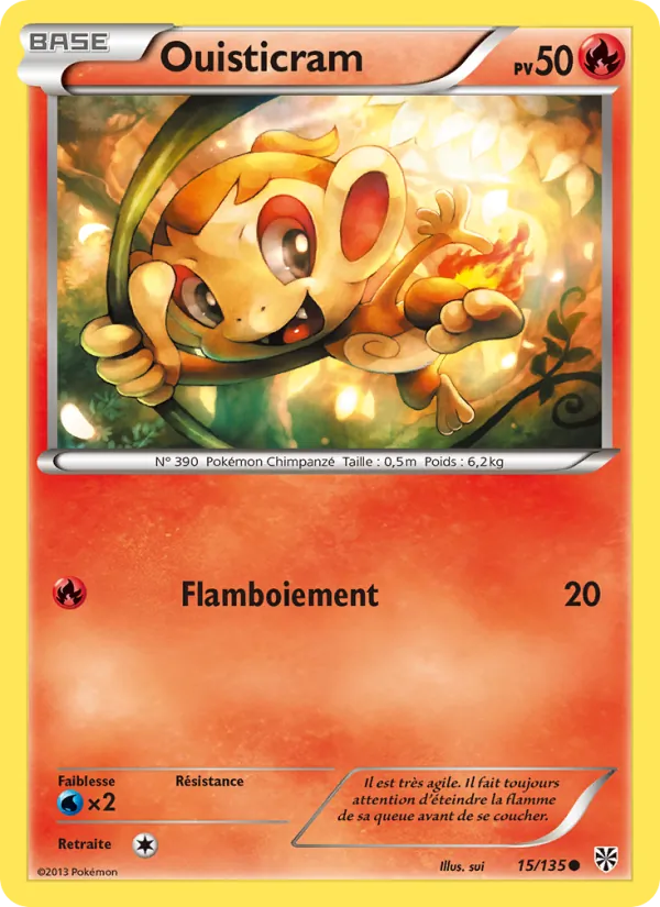 Carte Pokémon Ouisticram de l'extension Tempète Plasma