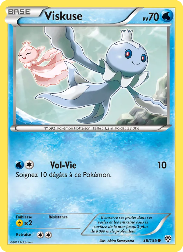 Carte Pokémon Viskuse de l'extension Tempète Plasma