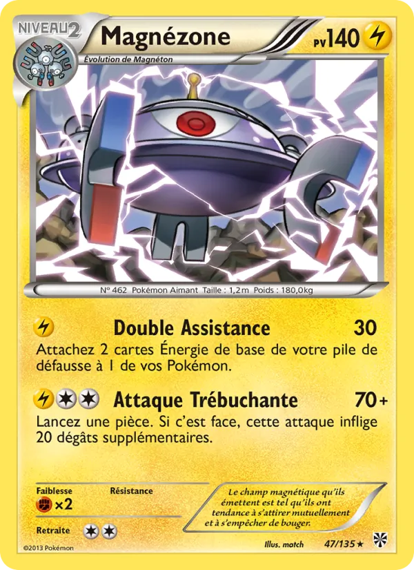 Carte Pokémon Magnézone de l'extension Tempète Plasma