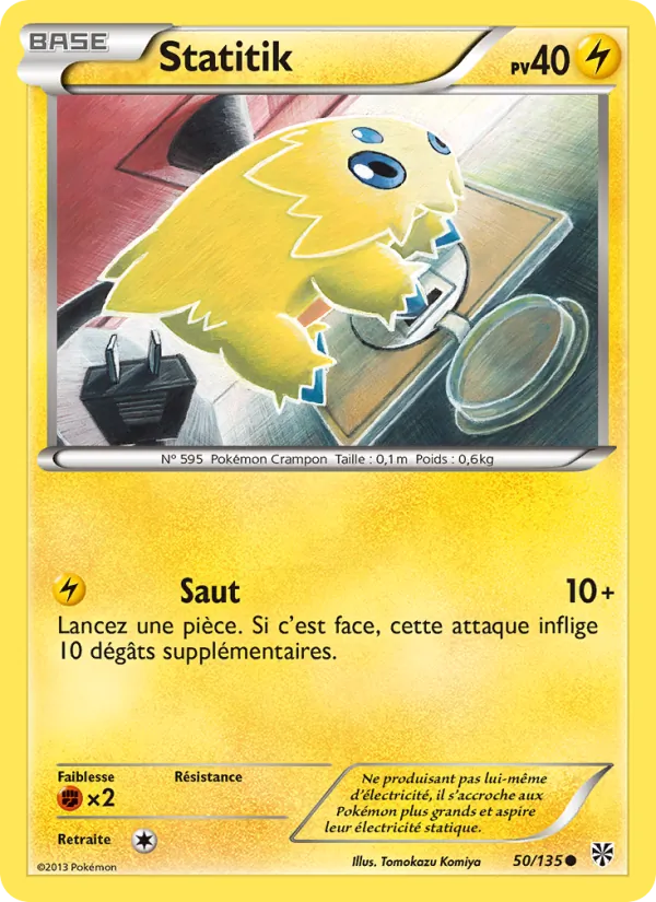 Carte Pokémon Statitik de l'extension Tempète Plasma