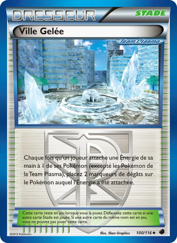 Carte Pokémon Ville Gelée de l'extension Glaciation Plasma