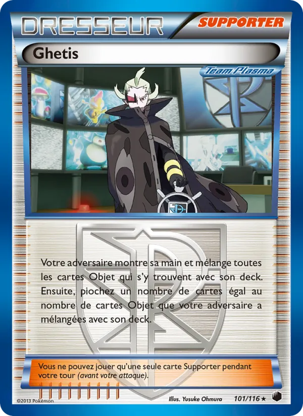 Carte Pokémon Ghetis de l'extension Glaciation Plasma