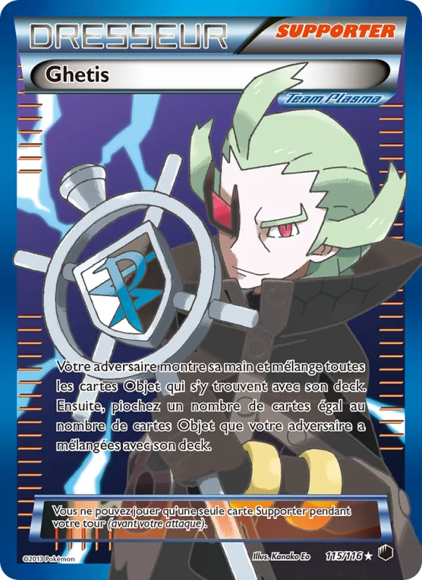 Carte Pokémon Ghetis de l'extension Glaciation Plasma