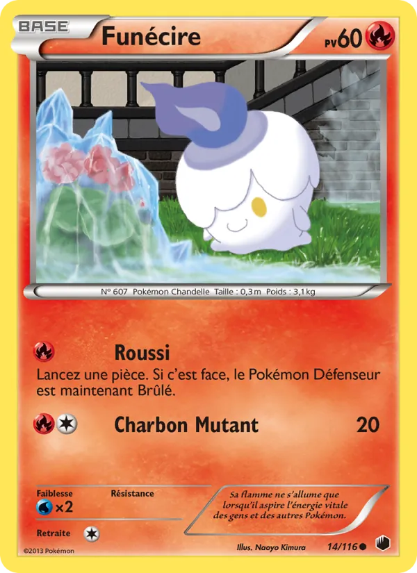 Carte Pokémon Funécire de l'extension Glaciation Plasma