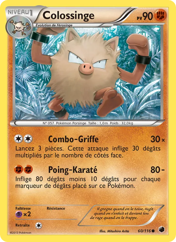 Carte Pokémon Colossinge de l'extension Glaciation Plasma