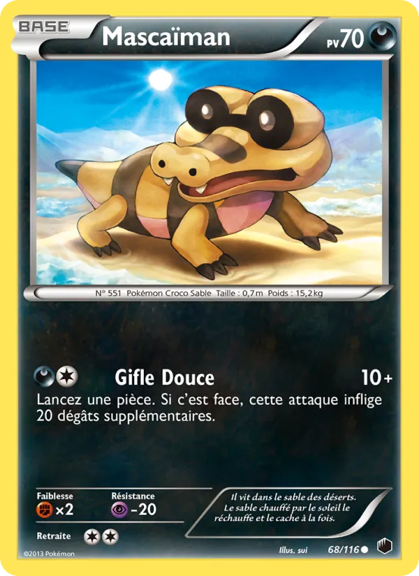 Carte Pokémon Mascaïman de l'extension Glaciation Plasma