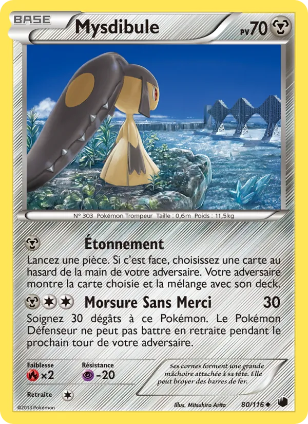 Carte Pokémon Mysdibule de l'extension Glaciation Plasma