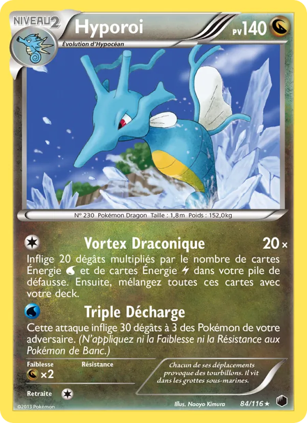 Carte Pokémon Hyporoi de l'extension Glaciation Plasma