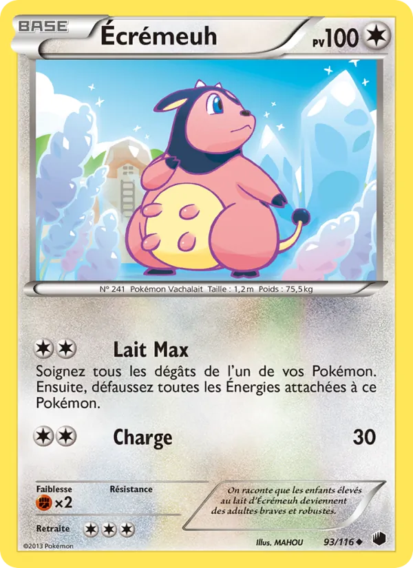 Carte Pokémon Écrémeuh de l'extension Glaciation Plasma