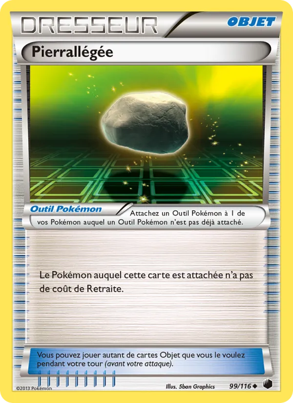 Carte Pokémon Pierrallégée de l'extension Glaciation Plasma