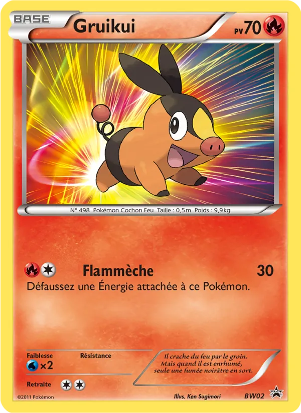 Carte Pokémon Gruikui de l'extension Promo BW
