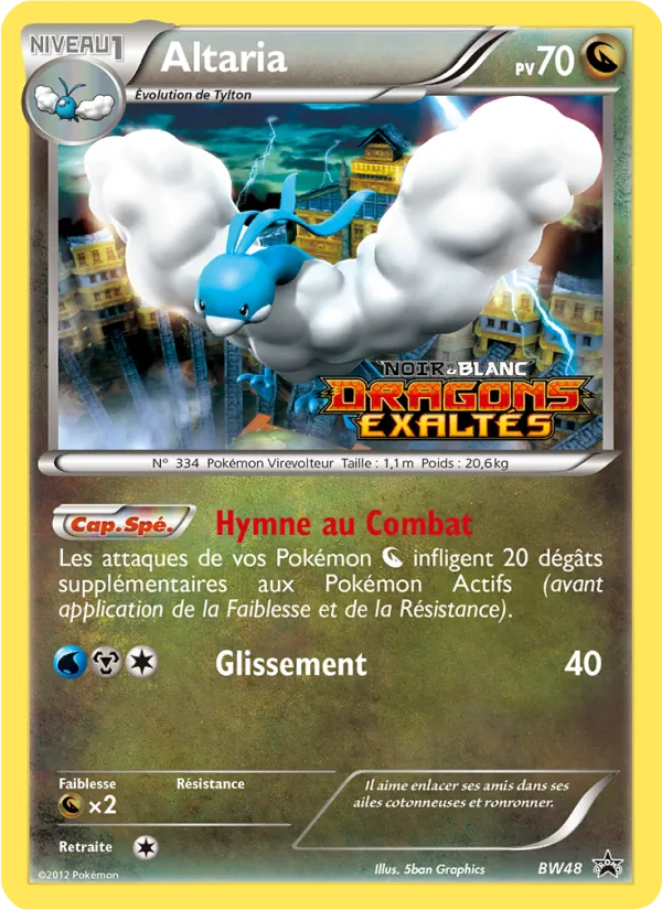 Carte Pokémon Altaria de l'extension Promo BW