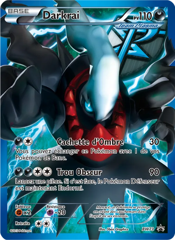 Carte Pokémon Darkrai de l'extension Promo BW
