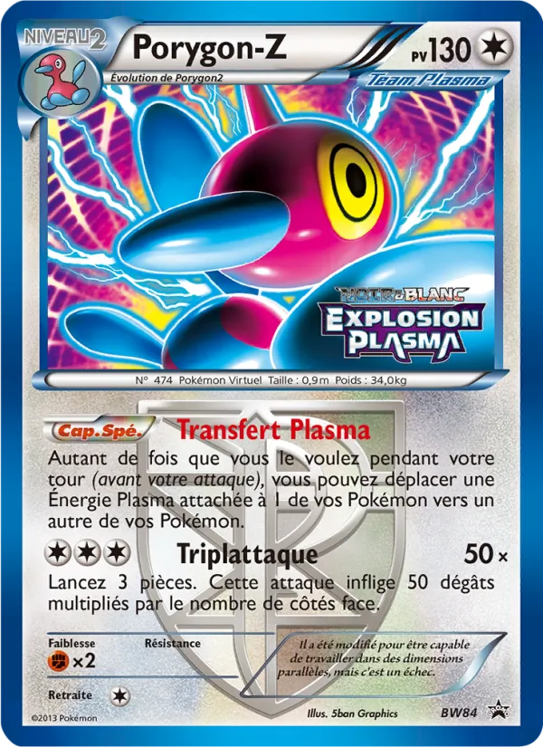 Carte Pokémon Porygon-Z de l'extension Promo BW