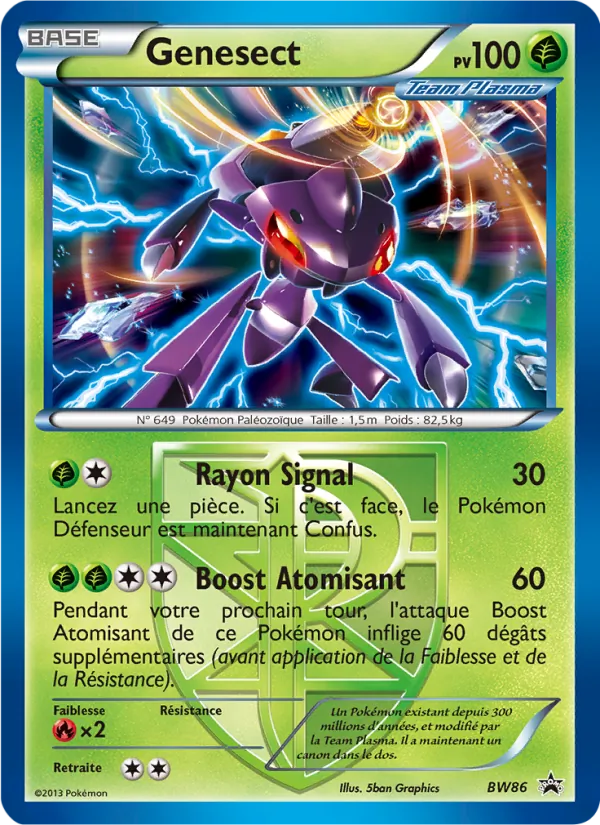 Carte Pokémon Genesect de l'extension Promo BW