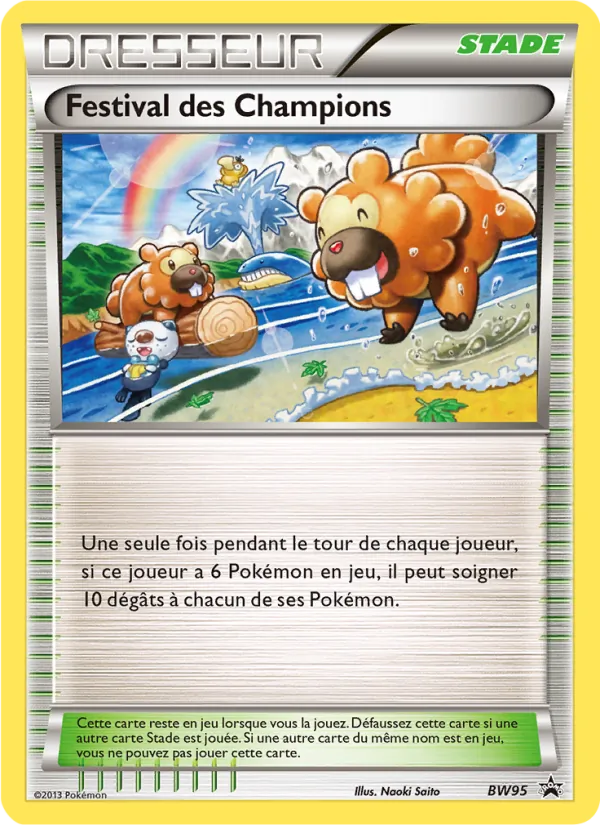 Carte Pokémon Festival des Champions de l'extension Promo BW