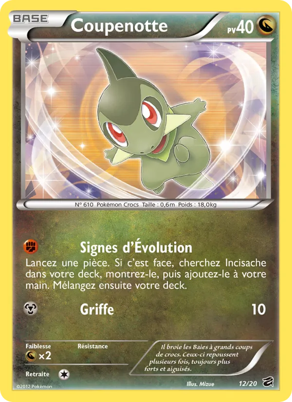 Carte Pokémon Coupenotte de l'extension Coffre des Dragons