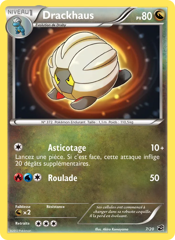 Carte Pokémon Drackhaus de l'extension Coffre des Dragons