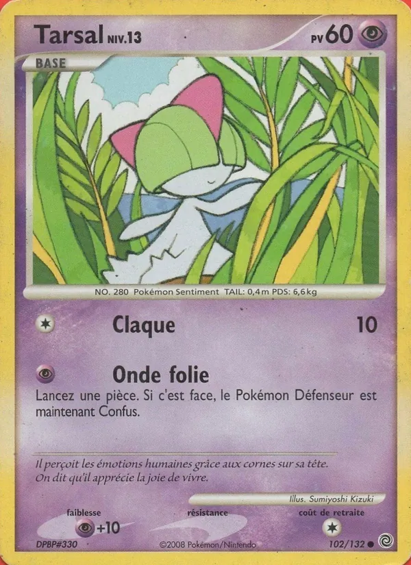 Carte Pokémon Tarsal de l'extension Merveilles Secrètes
