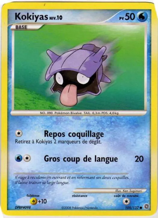 Carte Pokémon Kokiyas de l'extension Merveilles Secrètes