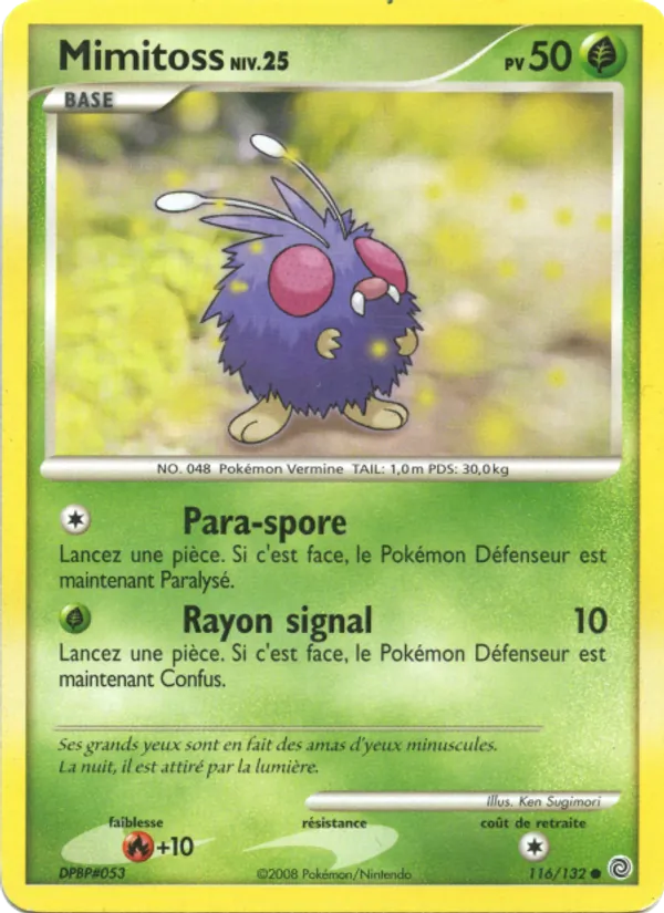 Carte Pokémon Mimitoss de l'extension Merveilles Secrètes
