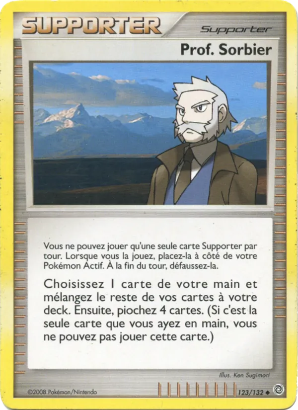 Carte Pokémon Prof. Sorbier de l'extension Merveilles Secrètes