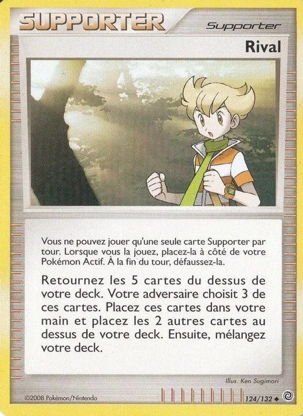 Carte Pokémon Rival de l'extension Merveilles Secrètes