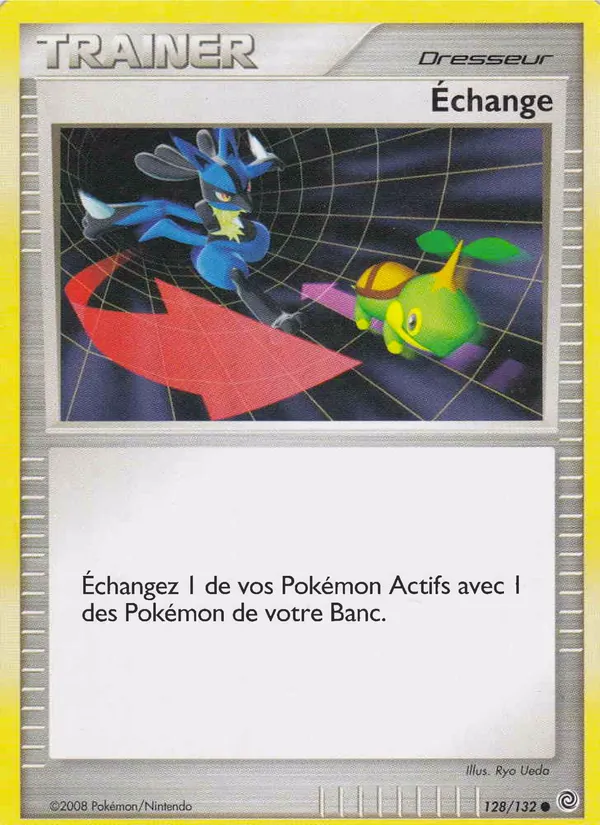 Carte Pokémon Échange de l'extension Merveilles Secrètes