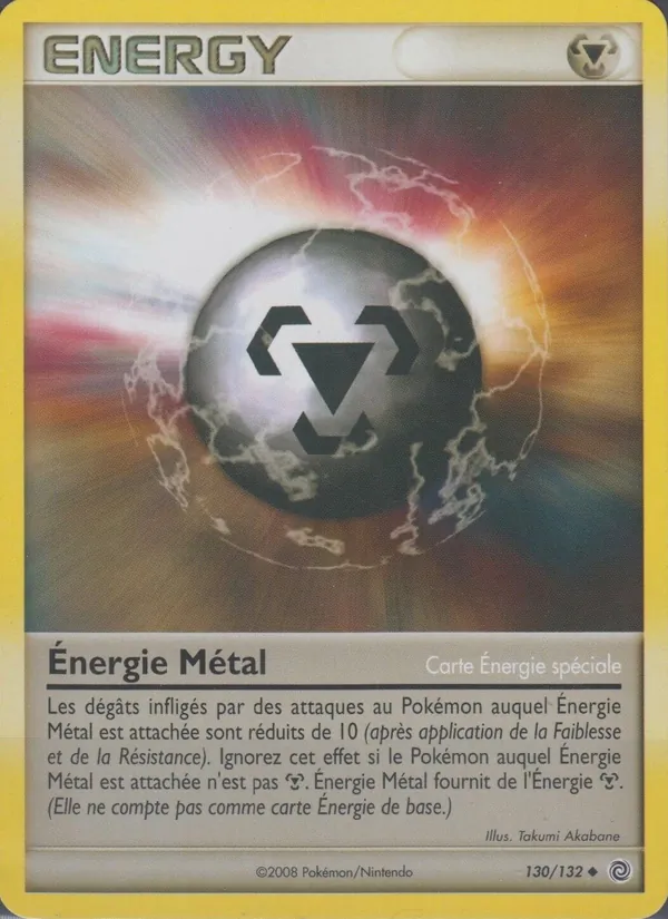 Carte Pokémon Énergie Métal de l'extension Merveilles Secrètes