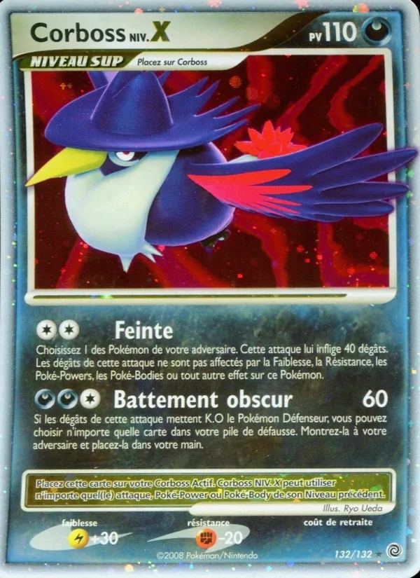 Carte Pokémon Corboss de l'extension Merveilles Secrètes