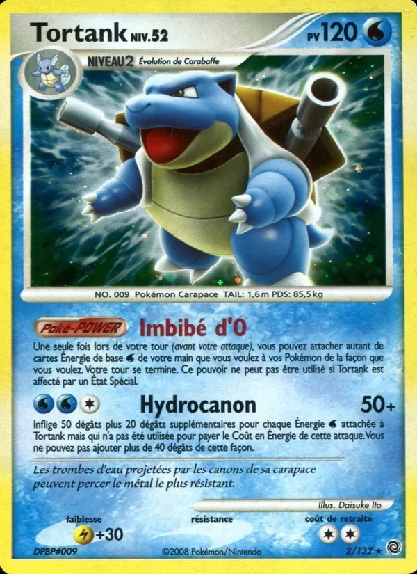 Carte Pokémon Tortank de l'extension Merveilles Secrètes