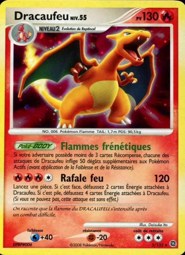 Carte Pokémon Dracaufeu de l'extension Merveilles Secrètes